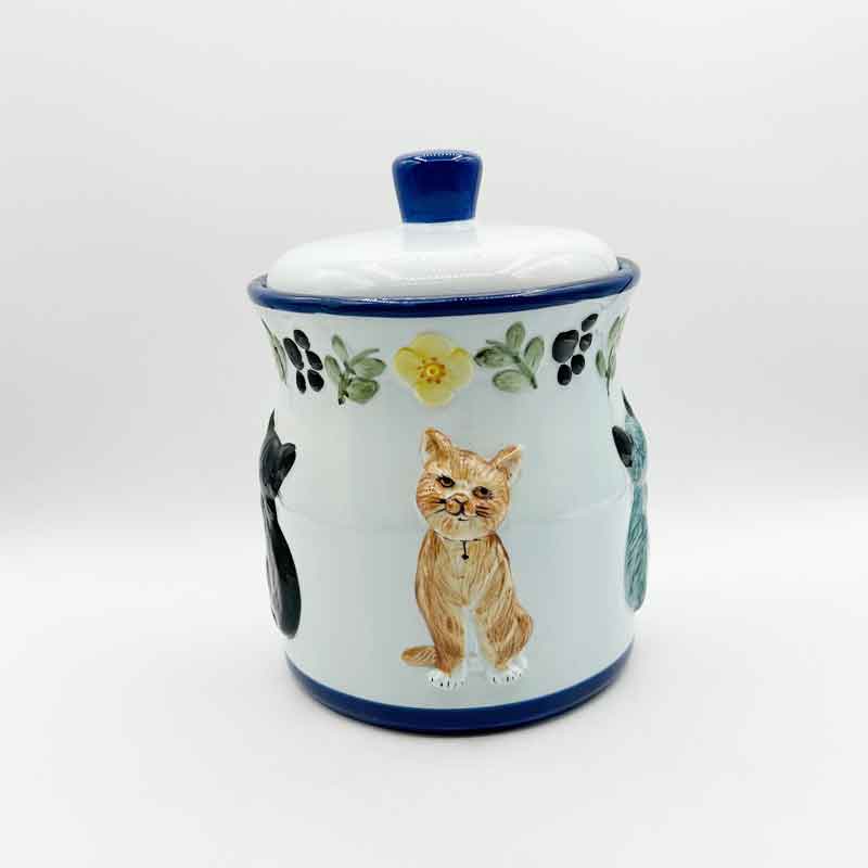 ULSTER WEAVERS 猫柄のキャニスター 大・中