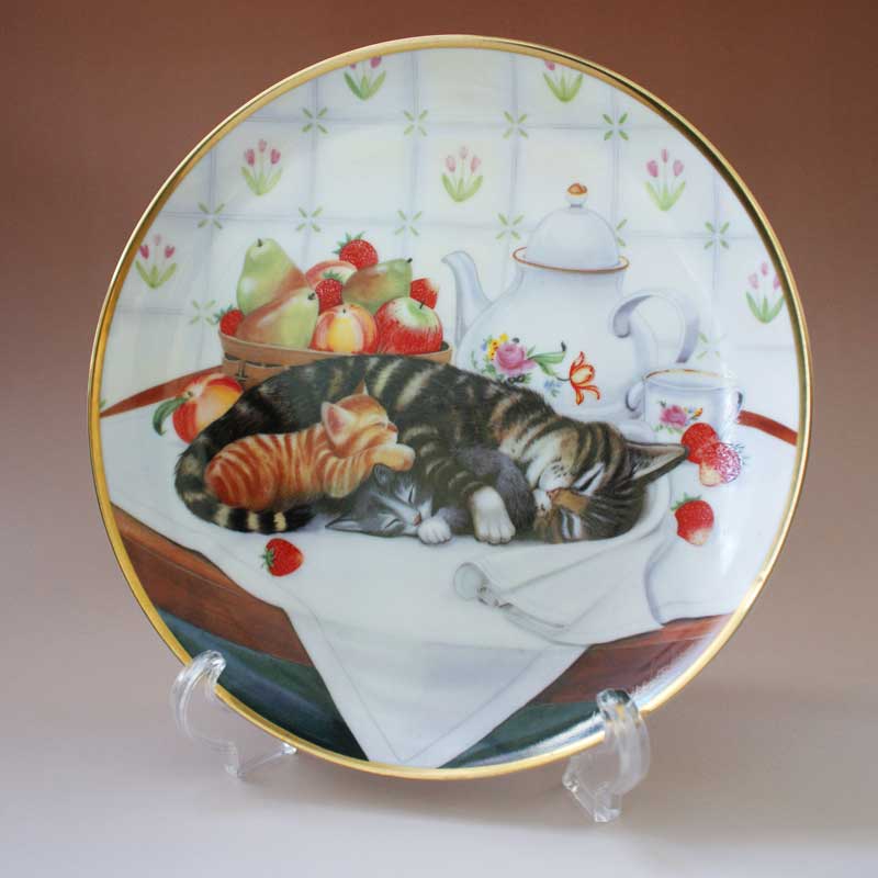 フランクリン　ミント絵皿プレート 限定品フランクリンミントコレクタープレートの鳥の絵皿 置物