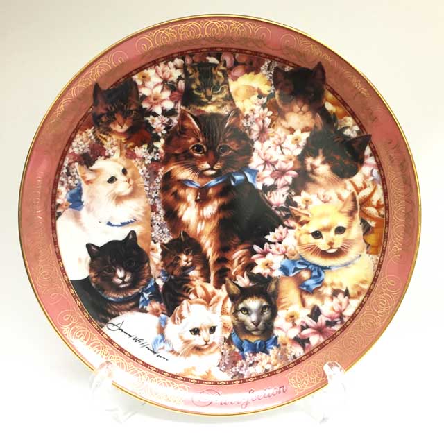 Franklin Porcelain 田園の鳥たち プレート8枚 絵皿