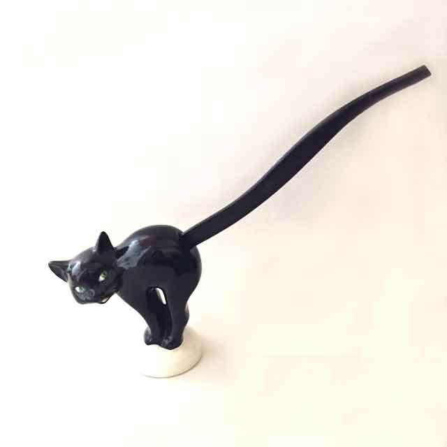 アンティーク レア 西ドイツ 黒ねこちゃん Sold※ドイツ ハーマン社 50