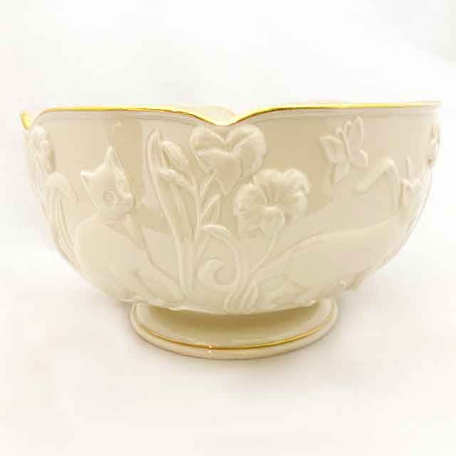 LENOX レノックス大型猫柄の限定版ボウル 直径23cm 2002年アメリカ製