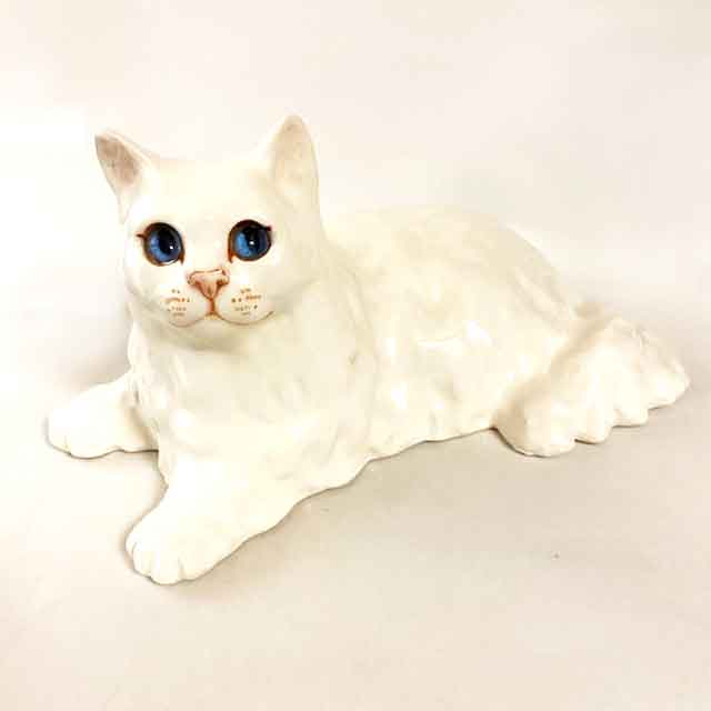 売約済、ウィンスタンレイキャット（ケンジントンキャット）白いペルシャ猫、サイズ４ 売約済、ウィンスタンレイキャット（ケンジントンキャット）白い
