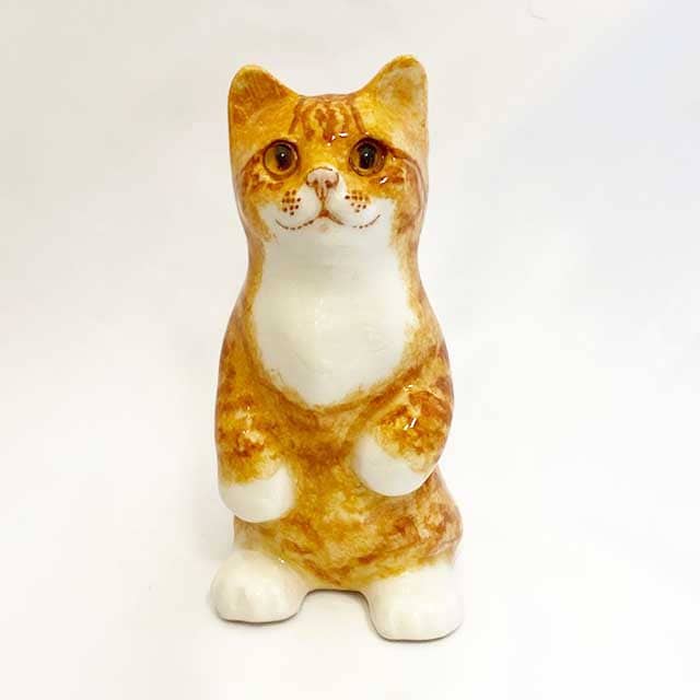 ウィンスタンレイ 2本足で立つ茶トラ白猫 サイズ1 ケンジントン  