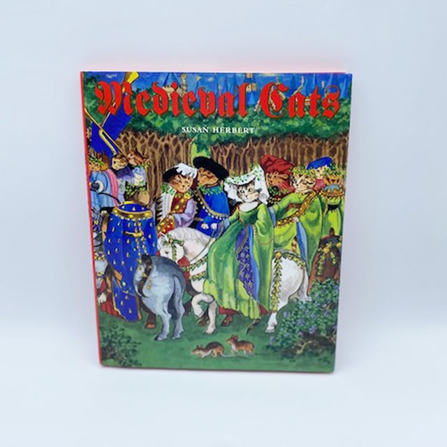 直筆サイン入り　プレミア本　スーザンハーバート The Medieval Cats 中世の猫たち 猫の本