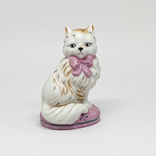 フランクリンミント Staffordshire Curio Cabinetシリーズ 猫フィギュリン  1986年