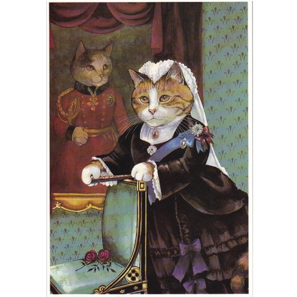 スーザンハーバート　復刻猫ポストカード　THE ULTIMATE VICTORIAN CATS イギリス製