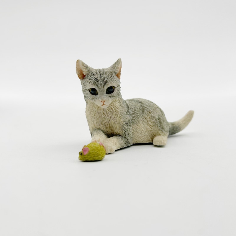 ベスウィック シャム猫 フィギュリン No.1887 ※他の2体と比べて小さめ シェラット＆シンプソン 猫フィギュリン 寄り添う2匹のシャム猫