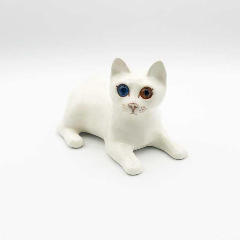 ウィンスタンレイキャット オッドアイの白猫 サイズ2 ケンジントン