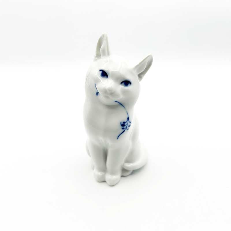 レア>Royal Copenhagen ブルーフル―テッドの猫 Royal Copenhagen Blue