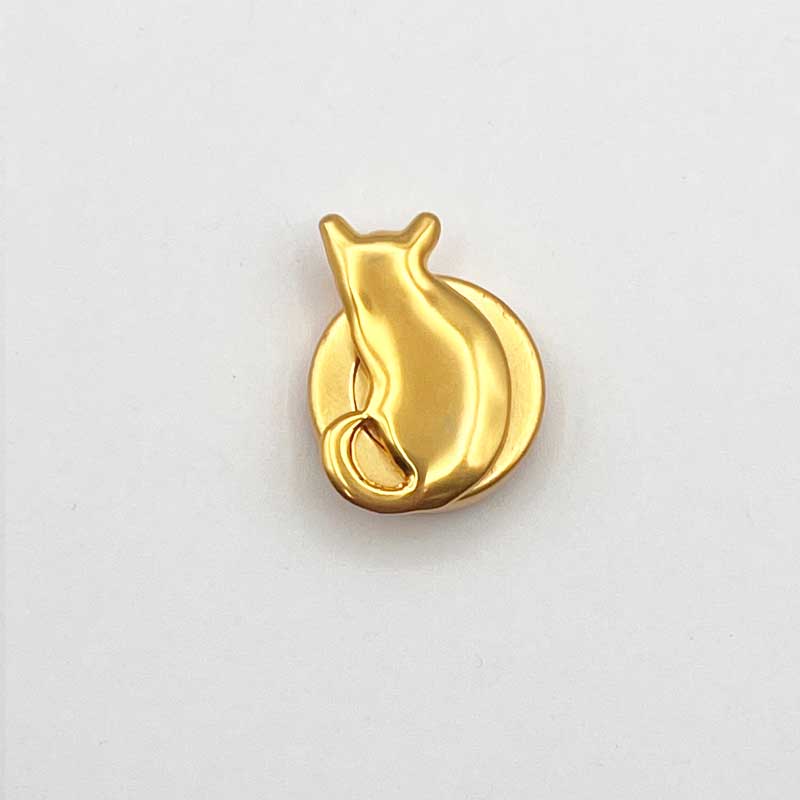 リリー＆ホッジ　Lily ＆Hodge　リリー猫型ボタンカバー 1990年代 ＜レア＞