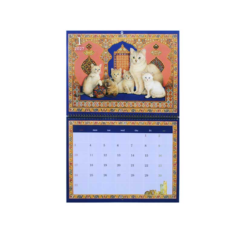 2027年カレンダー アイボリーキャッツ IVORY CATS 壁掛けカレンダー