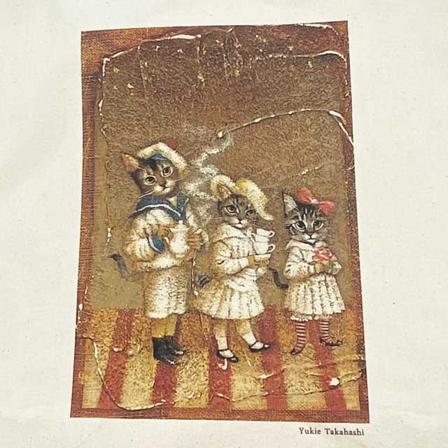 「3人のお茶会」トートバッグ　高橋幸恵 X TIM & SAILOR コラボレーション