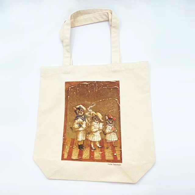「3人のお茶会」トートバッグ　高橋幸恵 X TIM & SAILOR コラボレーション
