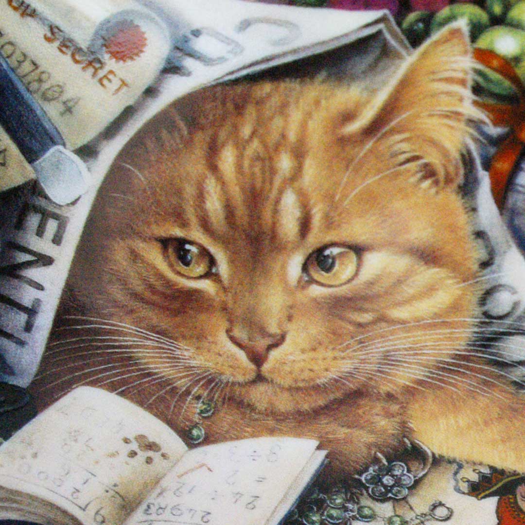 ダンバリーミント レズリー・アン・アイボリー猫の絵皿プレート Cats