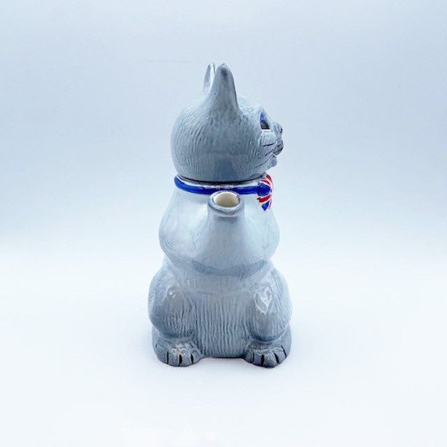 Otter Potter ルイスウェインモチーフ グレイ猫のティーポット 英国製