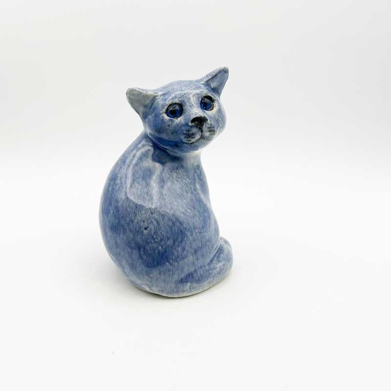 ウィンスタンレイキャット ブルーキャット 振り向く青い猫 サイズ2 ケンジントンキャット