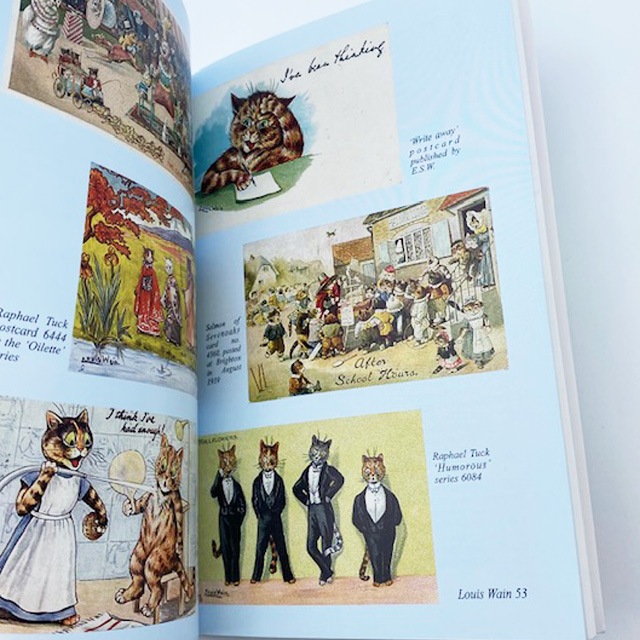 ルイスウェイン 専門家によるポストカード解説本　Louis Wain a picture postcard checklist