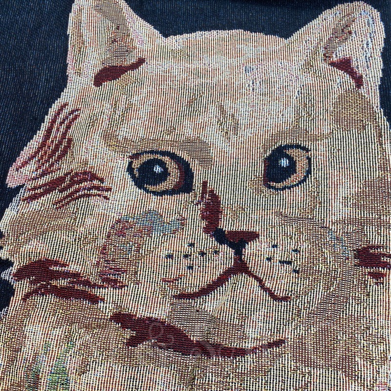 Nathalie Lete　ナタリーレテ　2匹の猫のスローケット　タペストリー　ラグ　Two kitties