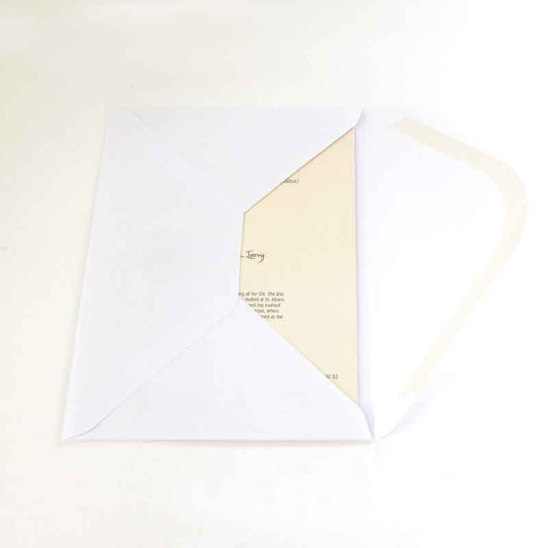 レズリーアンアイボリー 猫の輸入グリーティングカード封筒付 Zelly the thinker