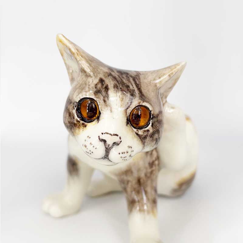 ウィンスタンレイキャット 耳かきキジ白猫　サイズ3　 ケンジントンキャット