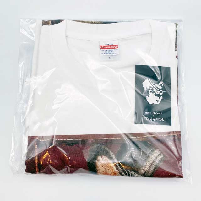 「ティム店長」ホワイトTシャツ　髙橋幸恵 X TIM & SAILOR コラボレーション