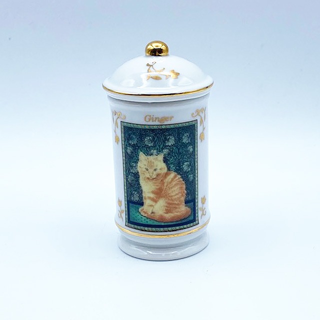 レノックスLENOX レズリー・アン・アイボリー猫のスパイスジャー ジンジャー