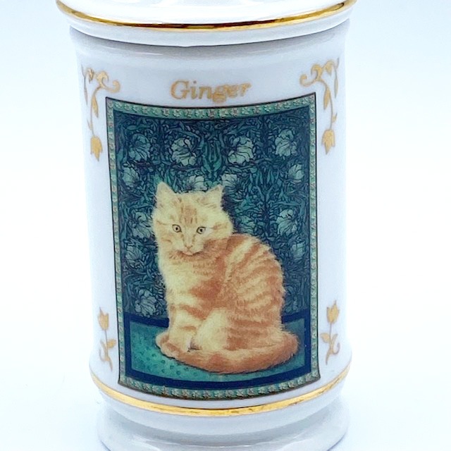レノックスLENOX レズリー・アン・アイボリー猫のスパイスジャー ジンジャー