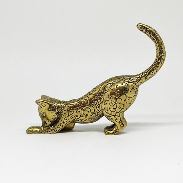 フランクリンミント Asian Curio Cabinetシリーズ 猫フィギュリン 1986年