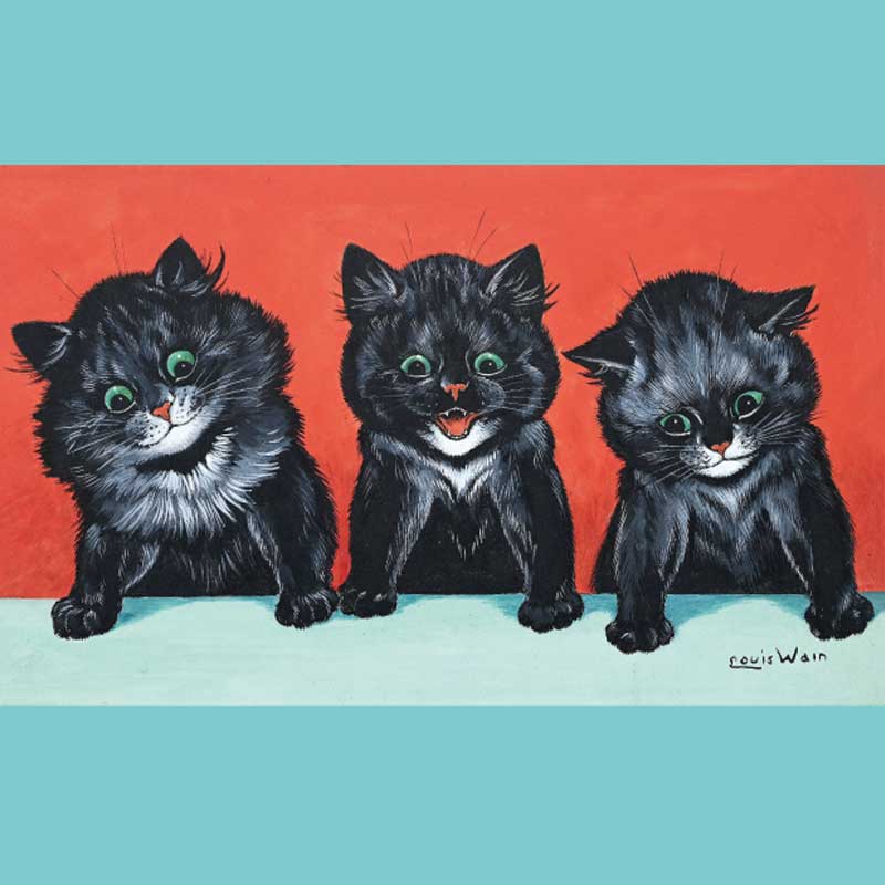 Louis Wain ”There is luck in odd numbers