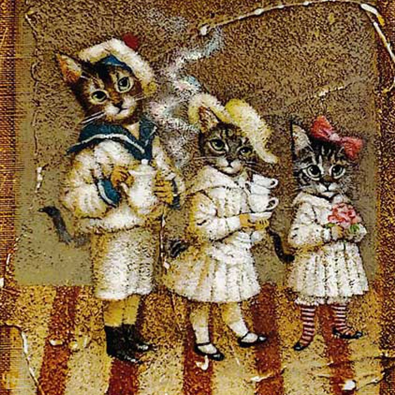 「3人のお茶会」ポストカード 髙橋幸恵 X TIM & SAILOR コラボレーション