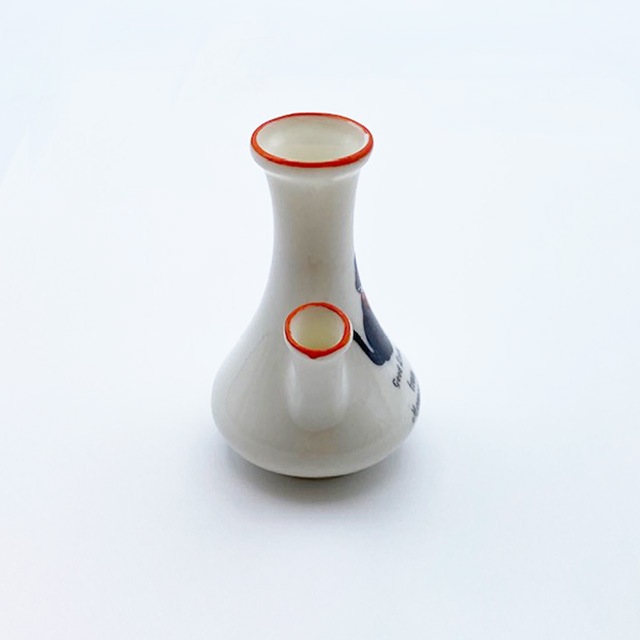 GOOD LUCK BLACK CAT 幸運の黒猫 三口の花瓶 1900年代初～中期 グッド