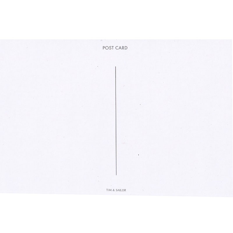 金魚鉢の金魚を見つめる猫のポストカード アンティーク画 TIM & SAILOR オリジナル