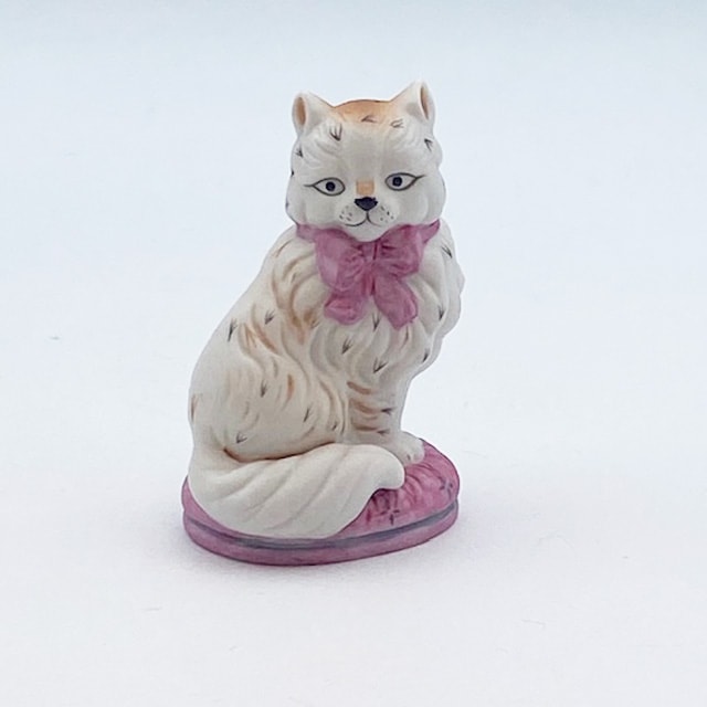 フランクリンミント Staffordshire Curio Cabinetシリーズ 猫フィギュリン  1986年