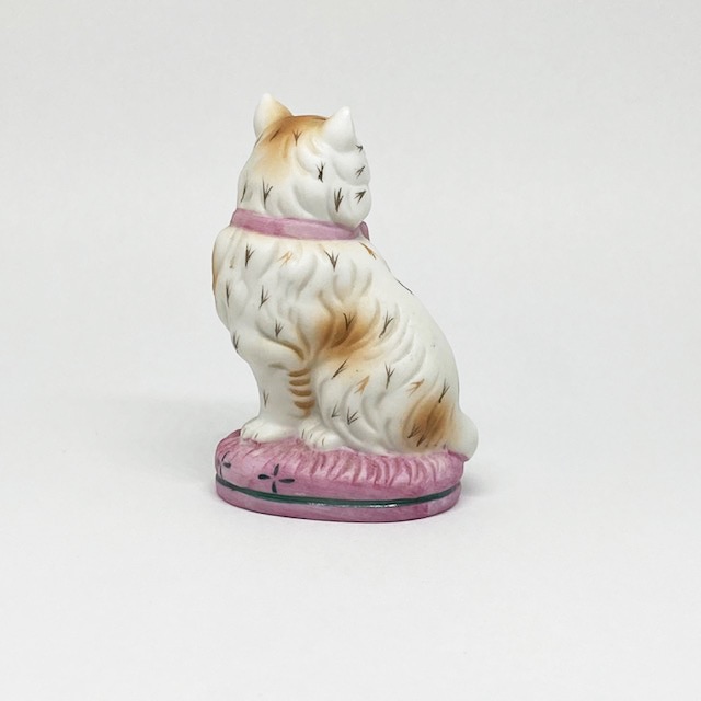 フランクリンミント Staffordshire Curio Cabinetシリーズ 猫フィギュリン  1986年