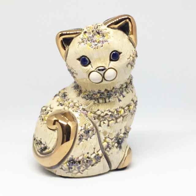 DeRosa デ・ローザコレクション 花の子猫(グレー) アーテサニア・リンコナダ