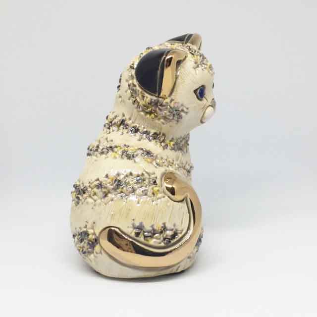 DeRosa デ・ローザコレクション 花の子猫(グレー) アーテサニア・リンコナダ