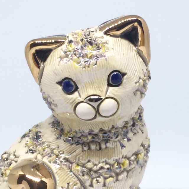 DeRosa デ・ローザコレクション 花の子猫(グレー) アーテサニア・リンコナダ