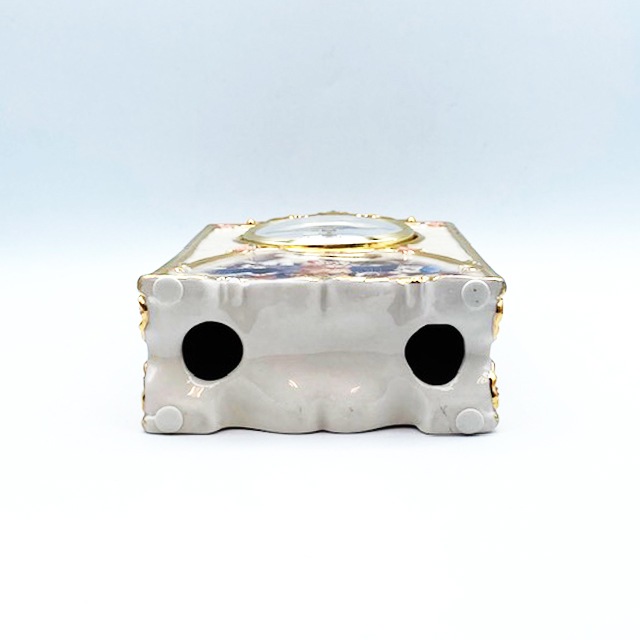 Bradford Exchange 猫柄の陶器製時計 数量限定品 ユルゲン・ショルツ シリアルナンバー入り