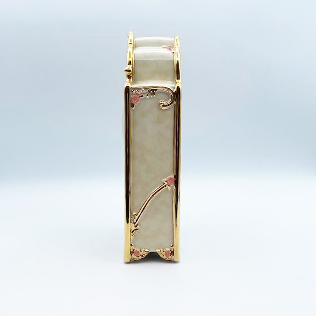 Bradford Exchange 猫柄の陶器製時計 数量限定品 ユルゲン・ショルツ シリアルナンバー入り