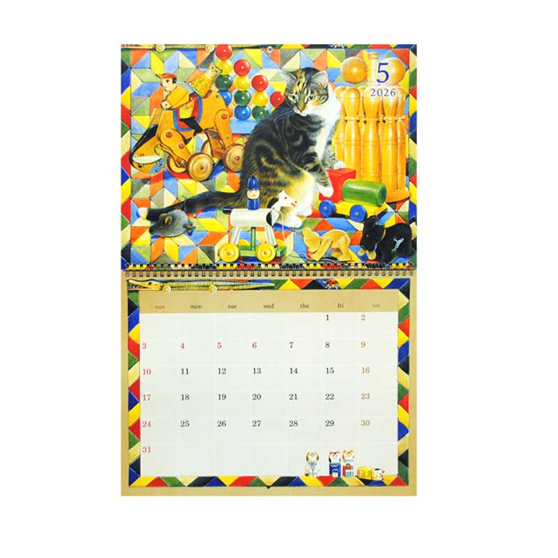 2026年カレンダー アイボリーキャッツ IVORY CATS 壁掛けカレンダー ディアカーズ