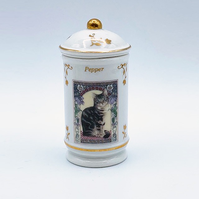 レノックスLENOX レズリー・アン・アイボリー猫のスパイスジャー ペッパー