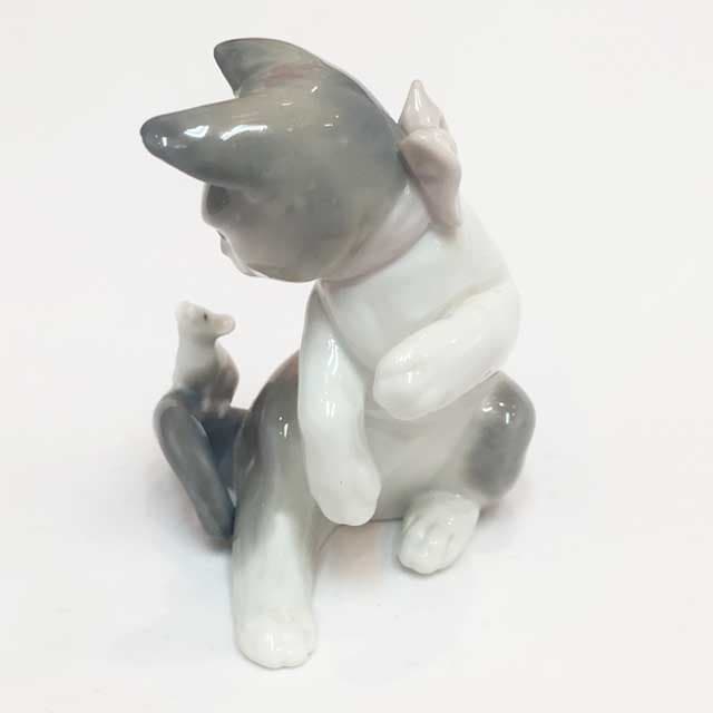 LLADRO リヤドロ驚いた仔猫ちゃん Cat and Mouse スぺイン製 TIM