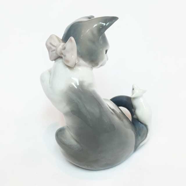 LLADRO リヤドロ驚いた仔猫ちゃん Cat and Mouse スぺイン製 TIM