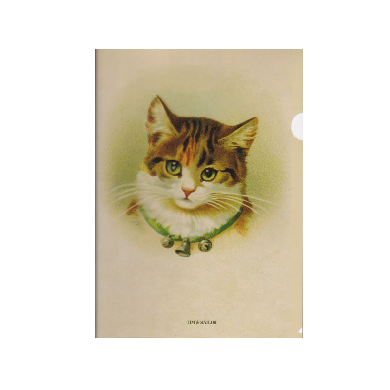 ヴィクトリアンキャットの猫のクリアファイル A4サイズ TIM & SAILORオリジナル