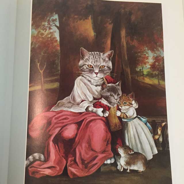 スーザンハーバート The Cats Gallery of Art 名画を猫で描いた猫の本