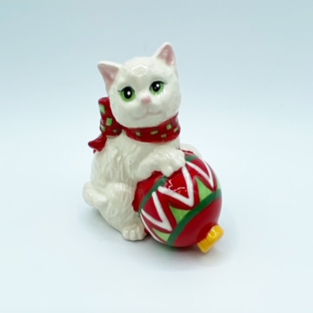 Fitz &Floyd　3匹の猫のクリスマスオーナメント 箱付き