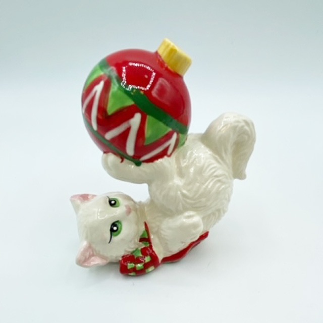 Fitz &Floyd　3匹の猫のクリスマスオーナメント 箱付き