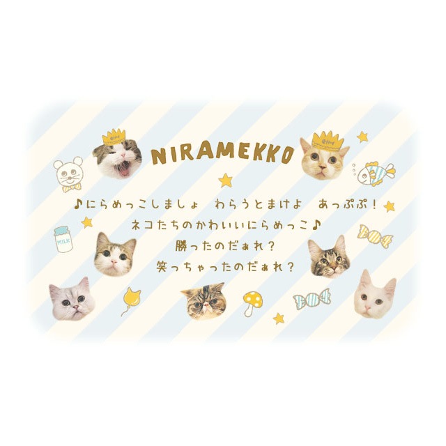 猫のマスキングテープ　とことこサーカスNIRAMEKKO　～しましま～