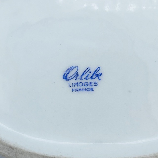 Orlik Limoges 猫の絵柄のアッシュトレイ・ピントレイ アメリカ/フランス Quand on aime.<レア>