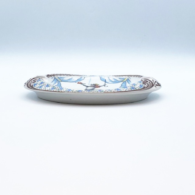 Orlik Limoges 猫の絵柄のアッシュトレイ・ピントレイ アメリカ/フランス Quand on aime.<レア>